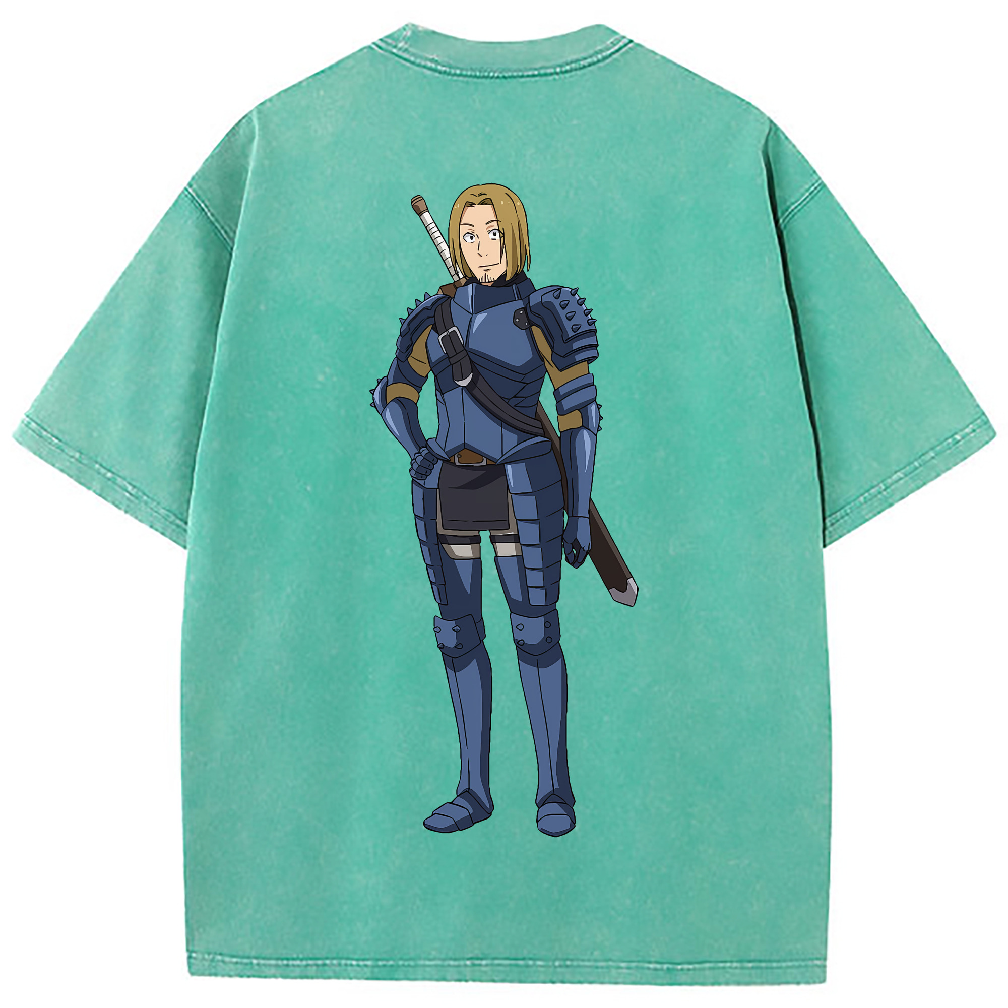 （画像用） 転スラ Regarding Reincarnated to Slime 綿100% ヴィンテージ風 半袖Tシャツ（背面プリント）